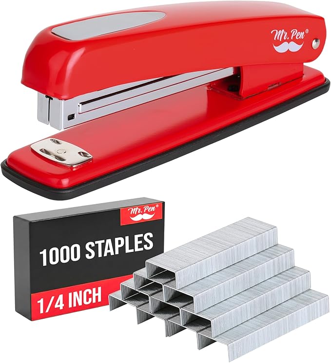 Mr. Pen- Red Office Stapler by MrPen