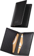 VULKIT Leather Business Card Holder 2 Sided Slim Business Name Card Organizer by VULKIT