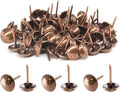 Piutouyar 200 Pcs Copper Upholstery Tacks Antique Metal Thumb Tacks Round Head by Piutouyar