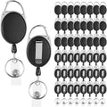 50 Pack Retractable Badge Holder by Viehatta