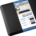KitchenClouds Kitchen Mat Cushioned Anti Fatigue Kitchen Rug 17.3"x39" Water by KitchenClouds