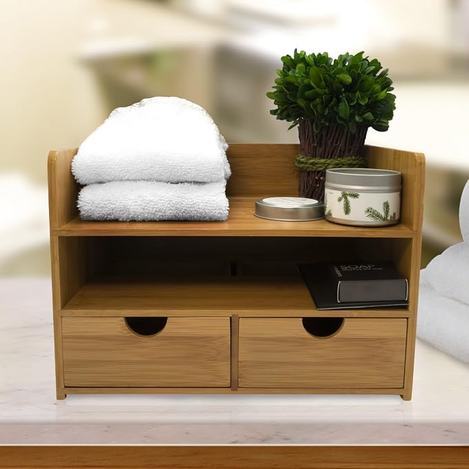 Sorbus Bamboo Desk Organizer - Image 6