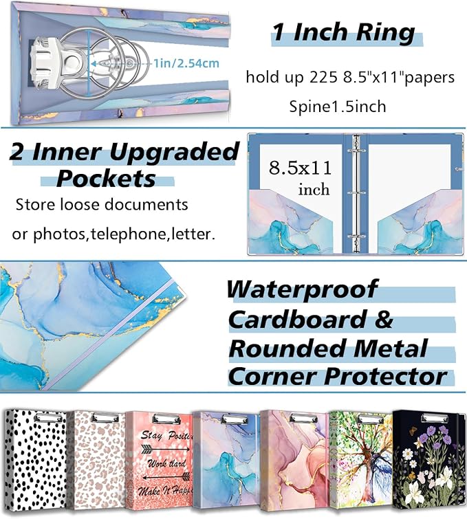1 Inch 3 Ring Binder Organizer - Image 4