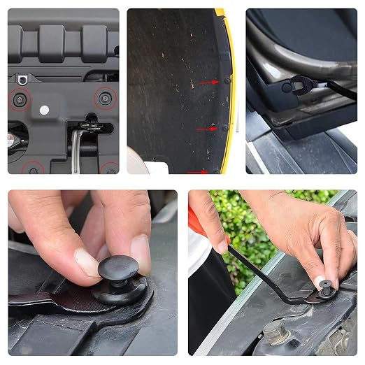 330Pcs 12Sizes Car Plastic Rivets Fasteners Push Type Pin Rivets Clips Trim Kit - Image 3