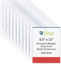 C-Line Top Loading Standard Weight Poly Sheet Protectors, 8.5 x 11 Inches by C-Line