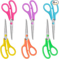 Scissors, BOOMIBOO 8" All Purpose 6 Pack by BOOMIBOO