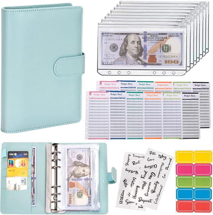 NICOOTH Budget Binder A6 Money Saving Binder by NICOOTH