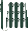 deegtran Pens Bulk, 50 Pack No Bleed Green Click, Wholesale Retractable by DEEGTRANPENS