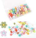 50pcs Flower Push Pins, Resin Decorative Thumb Tacks | Cute Floral Push Pins by Unknown