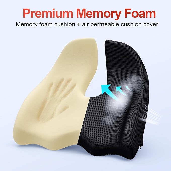 Benazcap Medium Large Memory Seat Cushion - Image 4