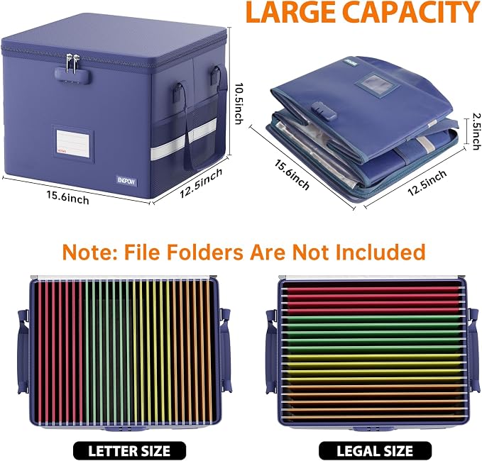 ENGPOW 5200°F File Box Fireproof Document Box - Image 8