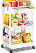 SUNALLY 3 Tier Rolling Cart by SUNALLY