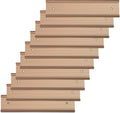 10 Pack 2” x 10” Aluminum Name Plate Holders by Unknown