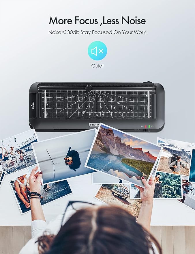 9-Inch Laminator Machine for Teachers & Home – All-in-One Jam-Free Laminator - Image 6