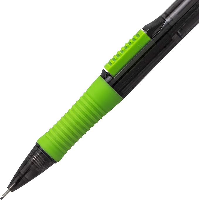 Pentel Quick Click Pop Mechanical Pencil, Medium 2B Lead, Box of 12 - Image 3