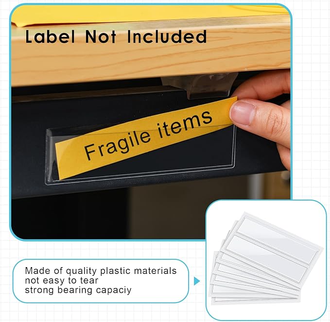 30 Pack Self-Adhesive Index Card Pockets - Image 4