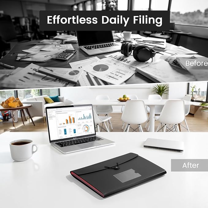 13 Pocket Accordion File Organizer - Image 4