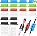 BOBOKA 20Pcs Pencil Holder for Desk, Adhesive Pen Holder for Classroom by BOBOKA