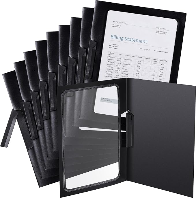 Yeaqee 25 Pcs Clear Report Covers by Yeaqee