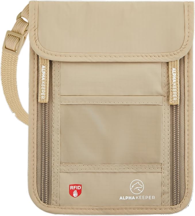 Alpha Keeper Neck Wallet, Travel Pouch by Alpha+Keeper