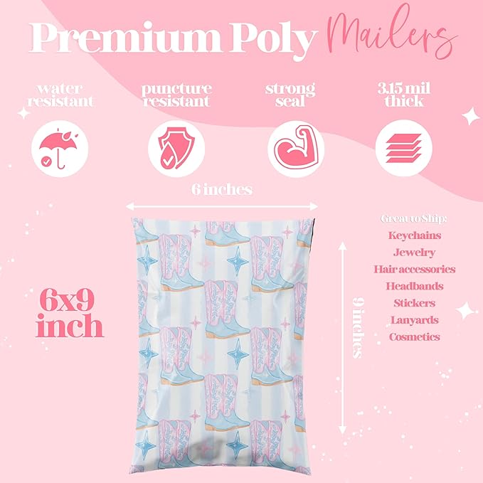 Pretty Package Store 14.5x19 Designer Poly Mailer 100 Pack Heavy Duty - Image 3