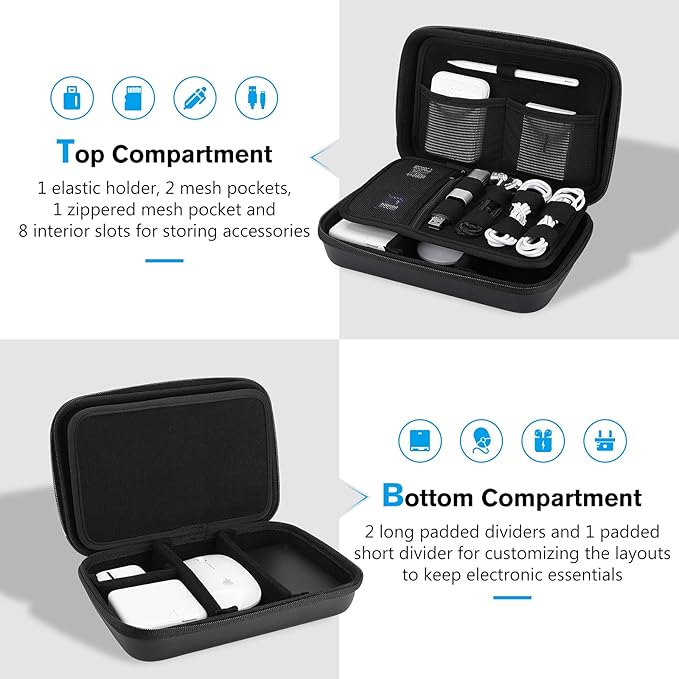 ProCase Hard Travel Electronic Organizer Case - Image 3