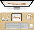 Non-Slip Desk Pad Mat, Leather Desk Mat by Meetcolor