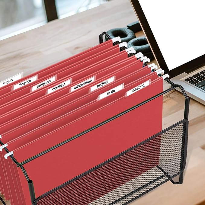 HERKKA Hanging File Folders, 30 Pack Reinforced Letter Size Hanging Folders - Image 7