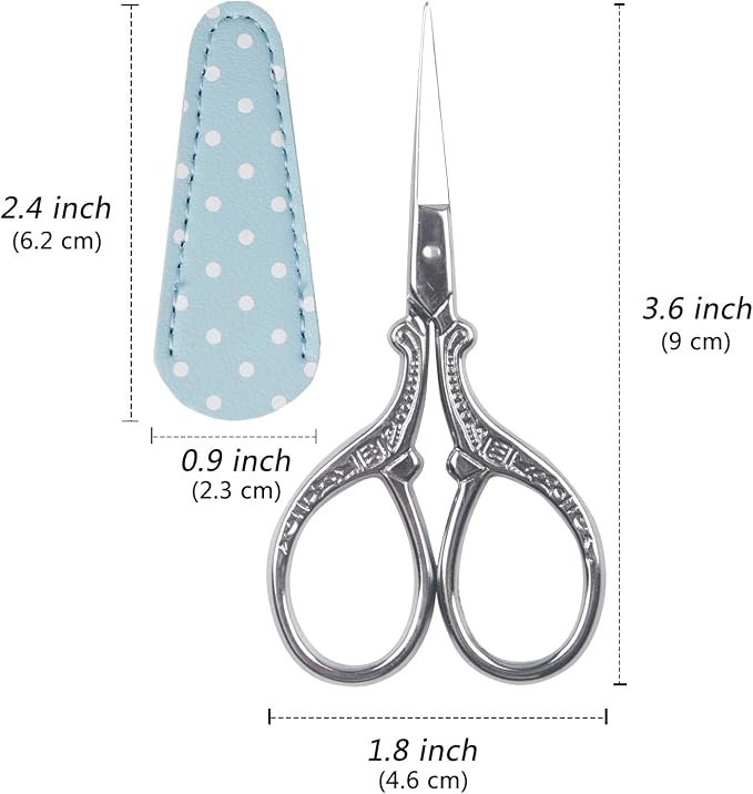 Sewing Embroidery Scissors Mini 3.6 inch Craft Scissors Shears - Image 2