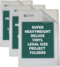 C-Line Deluxe Super Heavyweight Non-Glare Vinyl Project Folders, Legal Size by C-Line