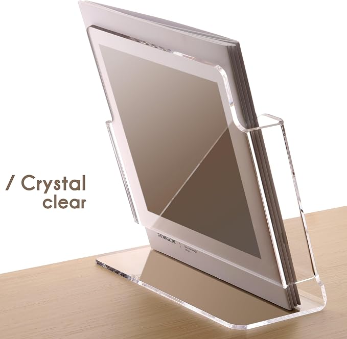 HeZone Acrylic Brochure Holder 8.5X11Inch, Magazine Pamphlet, Booklet Holder - Image 8