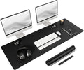 YSAGi Non-Slip Leather Desk Pad Long Size, Waterproof Laptop Computer Desk by YSAGi