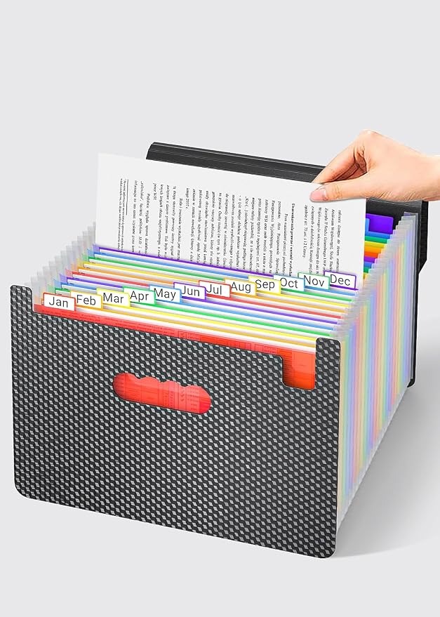 TOPCJ 25 Pockets Expanding File Folder - Image 6