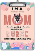 I'm a Scottish Terrier Mom and a Registered Nurse Nothing Scares Me Acrylic by Ninety3POD