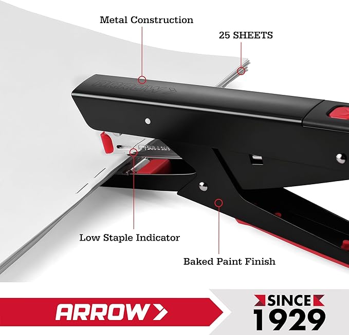 Arrow Plier Stapler Set, Metal Hand Stapler - Image 3
