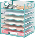6 Tiers Letter Tray Paper Organizer by Lavatino