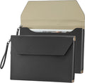 VANRA Expanding File Folder Organizer PU Leather Document Holder File Pocket by VANRA