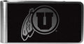 Siskiyou Sports NCAA Unisex Black and Steel Money Clip by Siskiyou