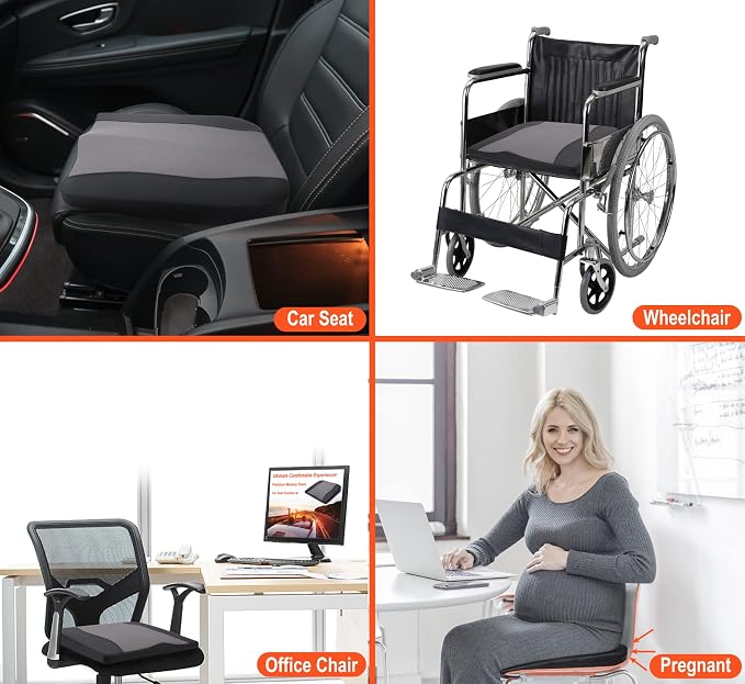 Lofty Aim Car Seat Cushion, Comfort Memory Foam Car Cushions - Image 6