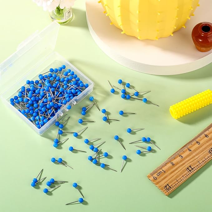 XIHIRCD 200pcs Push Pins, Map Tacks Round Head Map Push Pins Small Thumb Tacks - Image 3
