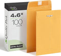 Quality Park 4 x 6 Clasp Envelopes, 100 Pack, Document Envelopes by Quality+Park