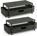 ECOLOVI Desk Organizer and Accessories, 2-Tier Computer Monitor Stand Rise by ECOLOVI