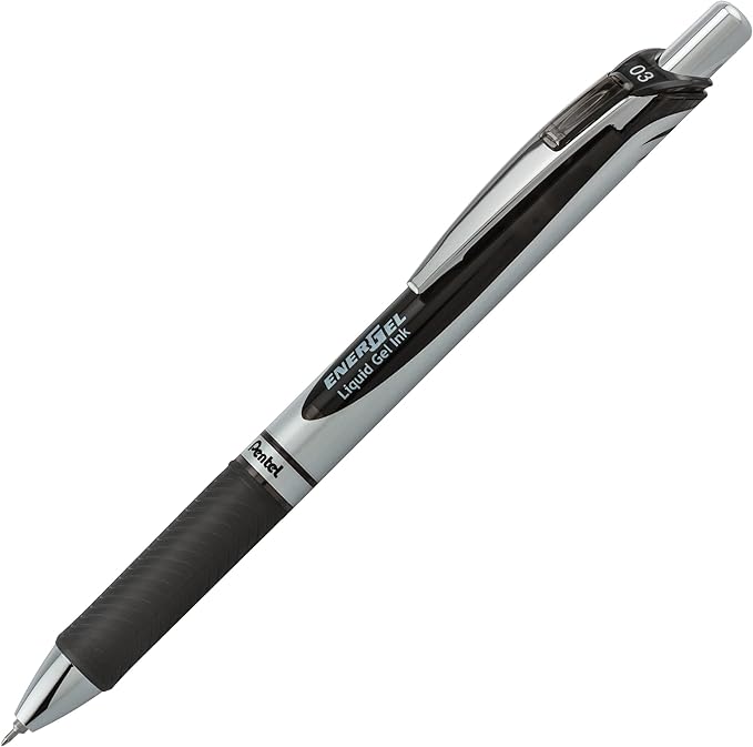 Pentel EnerGel RTX Retractable Liquid Gel Pen, Extra Fine Line, Needle Tip - Image 2