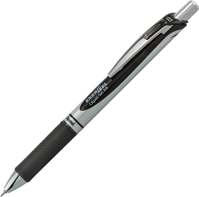 Pentel EnerGel RTX Retractable Liquid Gel Pen, Extra Fine Line, Needle Tip - Image 2
