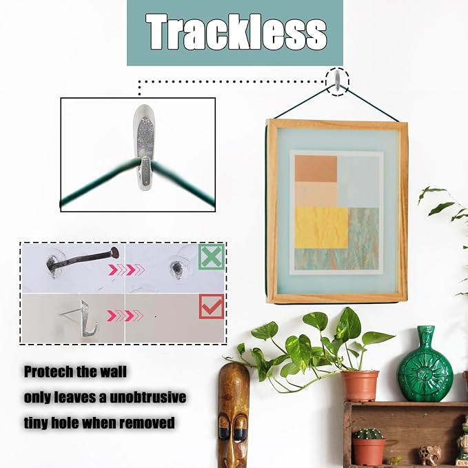 30 PCS Picture Hanging Nails Thumb Tacks - Image 4