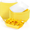 Yinkin 100 Pcs Paper Food Trays Boat 1 lb Disposable Nacho Trays Taco Chip by Yinkin