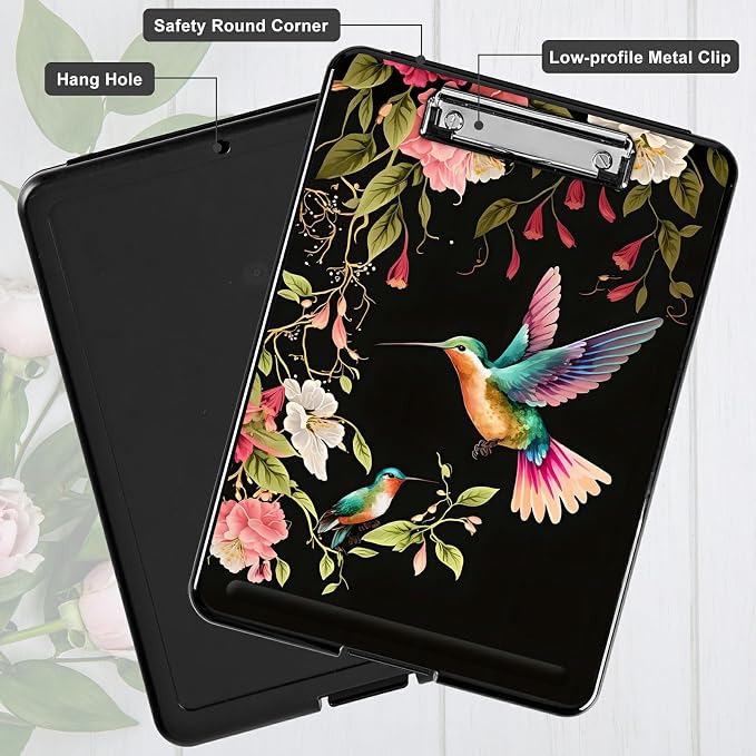 A4 Clipboard with Storage Pen Holder, Clipboards Organizer Nursing Clipboard - Image 5