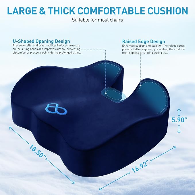 BlissTrends Extra Thick Seat Cushion - Image 2