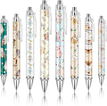 Ireer 8 Pcs Ballpoint Pens for Women 1.00 mm Cute Black Ink Fancy Pens Fine by Ireer
