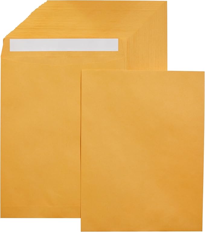 Amazon Basics Catalog Self Seal Mailing Envelopes, Peel and Seal by AmazonBasics